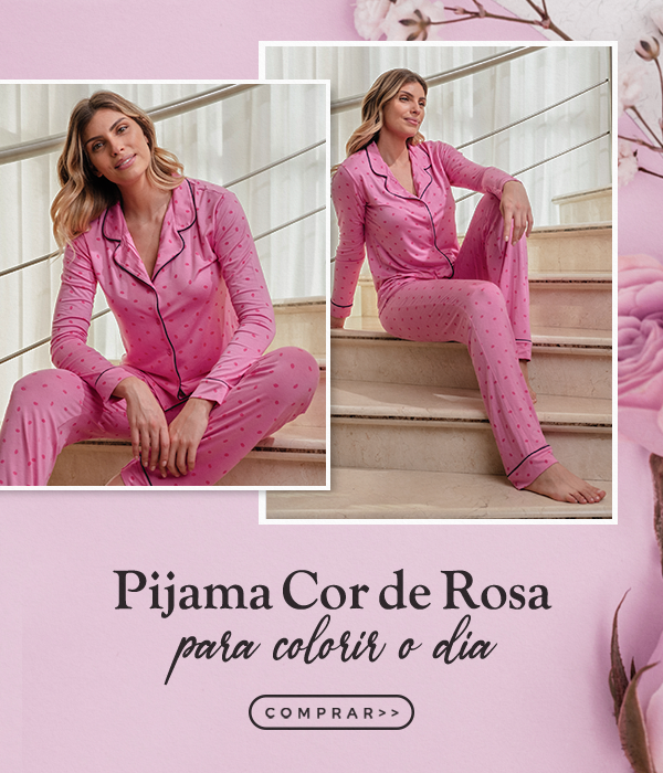 Pijama Cor de Rosa - MOBILE